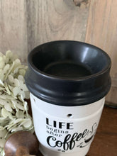 Load image into Gallery viewer, Life Begins After CoffeeLarge Ceramic Electric Melt Warmer