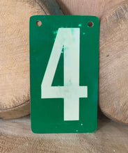 Load image into Gallery viewer, Vintage Green Numbers - (double sided)