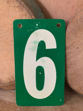 Load image into Gallery viewer, Vintage Green Numbers - (double sided)