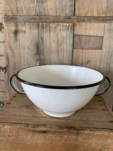 Load image into Gallery viewer, Farmhouse Enamel Bowl with Handles