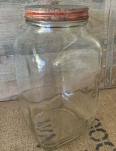 Load image into Gallery viewer, Large Vintage Fisher's Wax Jar