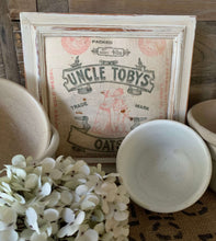 Load image into Gallery viewer, Framed Vintage Feedsacks