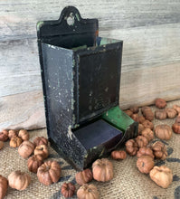 Load image into Gallery viewer, Vintage Metal Hanging Match Holder