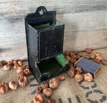 Load image into Gallery viewer, Vintage Metal Hanging Match Holder