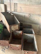Load image into Gallery viewer, Vintage Metal Storage Drawer- Rustic