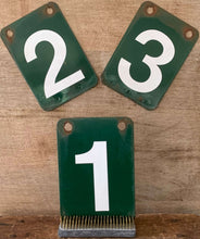 Load image into Gallery viewer, Vintage Enamel Numbers