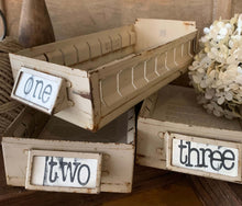 Load image into Gallery viewer, Vintage File Drawers