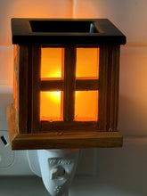 Load image into Gallery viewer, Wooden Lantern Pluggable Melt Warmer
