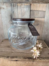 Load image into Gallery viewer, Large Mason Jar Glass Cannister
