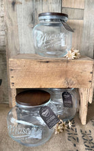 Load image into Gallery viewer, Large Mason Jar Glass Cannister
