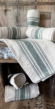 Load image into Gallery viewer, Farmhouse French Linen Ticking Tea Towels
