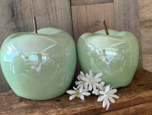 Load image into Gallery viewer, Ceramic Decorator Apples (Set of 2)
