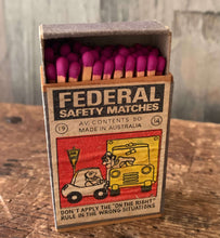 Load image into Gallery viewer, Vintage Federal Safety Matchboxes - Full
