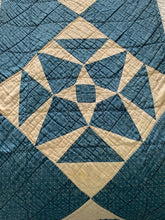 Load image into Gallery viewer, Handstitched Antique Feedsack Quilt - USA c. 1900-1920
