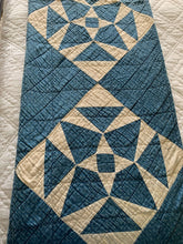 Load image into Gallery viewer, Handstitched Antique Feedsack Quilt - USA c. 1900-1920
