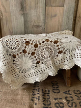 Load image into Gallery viewer, Old Cotton Rectangle Doily
