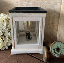 Load image into Gallery viewer, Edison Bulb Shabby Timber Electric melt Warmer
