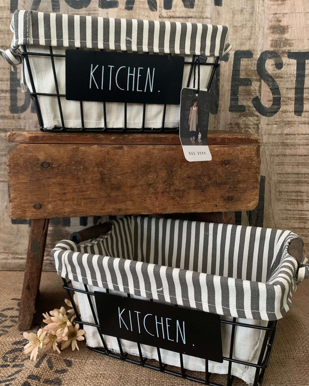 Rae Dunn “KITCHEN” Baskets