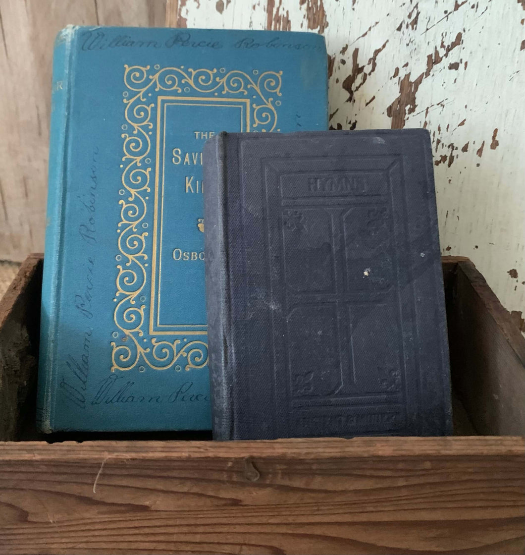 Small Vintage Books- Blue