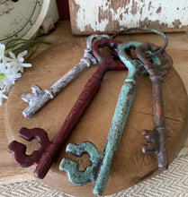 Load image into Gallery viewer, Oversized Cast Iron Key Ring
