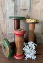 Load image into Gallery viewer, Antique Industrial Bobbins
