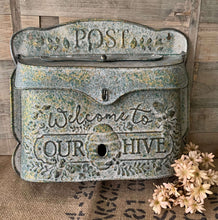 Load image into Gallery viewer, Farmhouse Inspired Hanging Gal Letterbox
