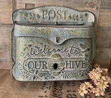 Load image into Gallery viewer, Farmhouse Inspired Hanging Gal Letterbox
