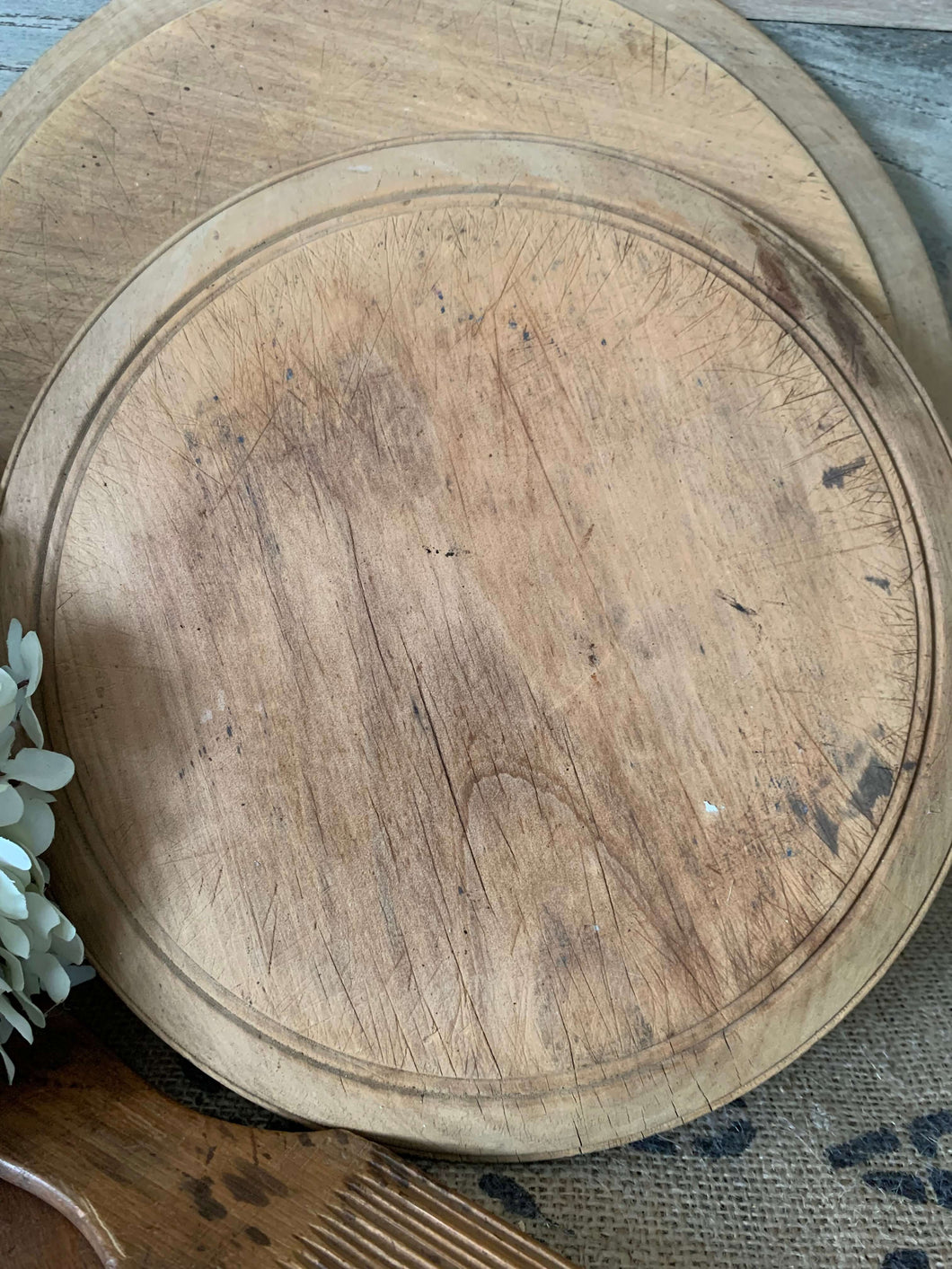 Vintage Bread Boards - Round