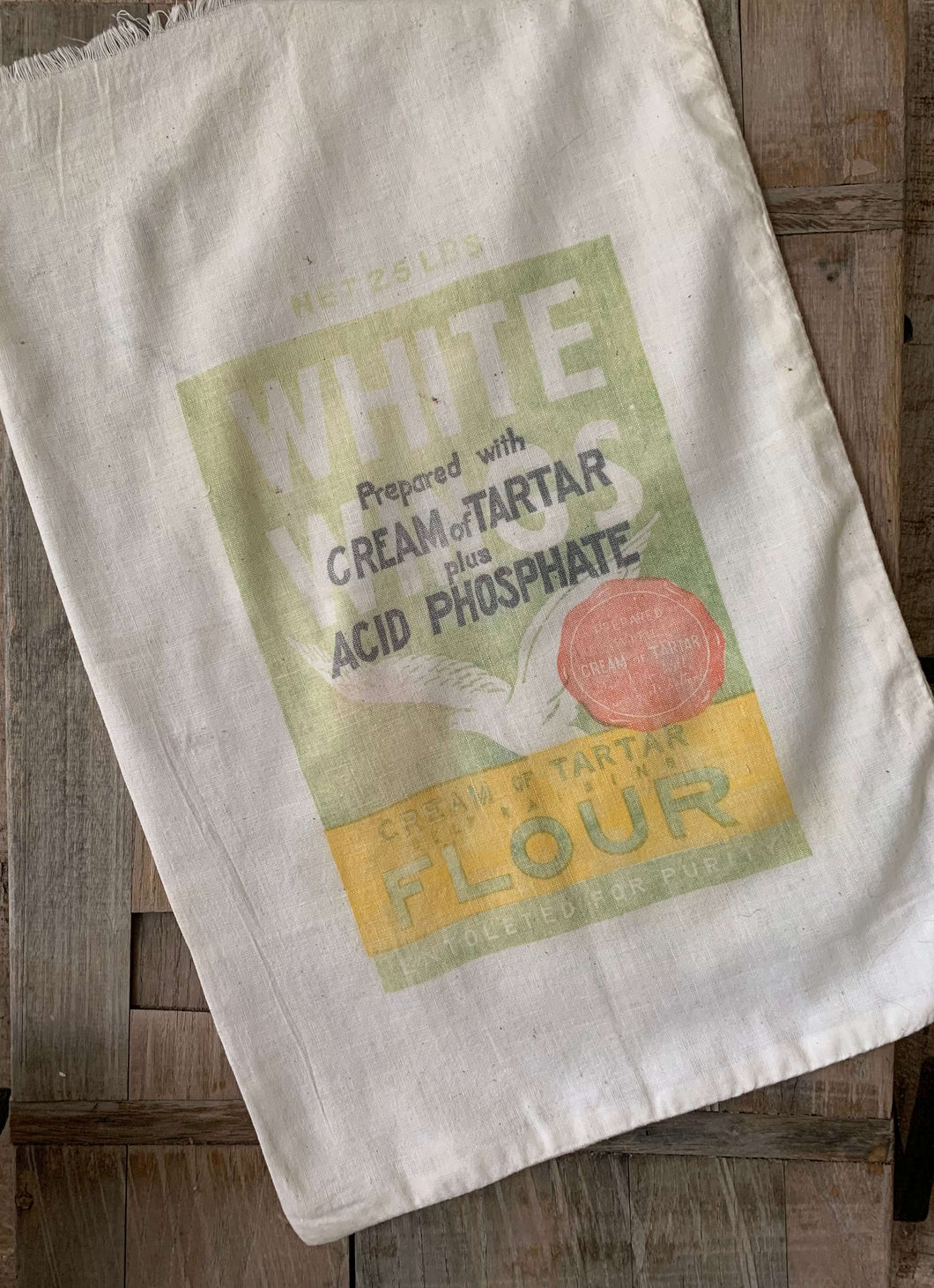 White Wings Self Raising Flour Sack