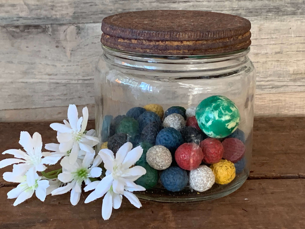 Vintage Jar filled with Game Markers