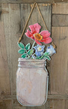 Load image into Gallery viewer, Enamel Mason Jar Wall Decor
