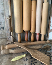 Load image into Gallery viewer, Vintage Timber Rolling Pins &amp; Kitchen Collectables
