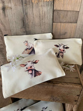 Load image into Gallery viewer, Multipurpose Zippered Bags- Cows
