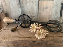 Load image into Gallery viewer, Very old Egg/ Hand Beater
