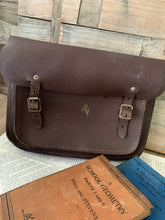 Load image into Gallery viewer, Old Leather Satchel and School Books
