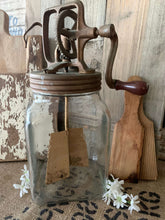 Load image into Gallery viewer, Large Antique &quot;BLOW&quot; 3 Quart Butter Churn
