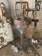 Load image into Gallery viewer, Large Antique &quot;BLOW&quot; 3 Quart Butter Churn
