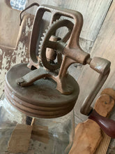 Load image into Gallery viewer, Large Antique &quot;BLOW&quot; 3 Quart Butter Churn
