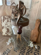 Load image into Gallery viewer, Large Antique &quot;BLOW&quot; 3 Quart Butter Churn
