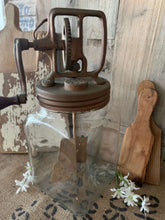 Load image into Gallery viewer, Large Antique &quot;BLOW&quot; 3 Quart Butter Churn
