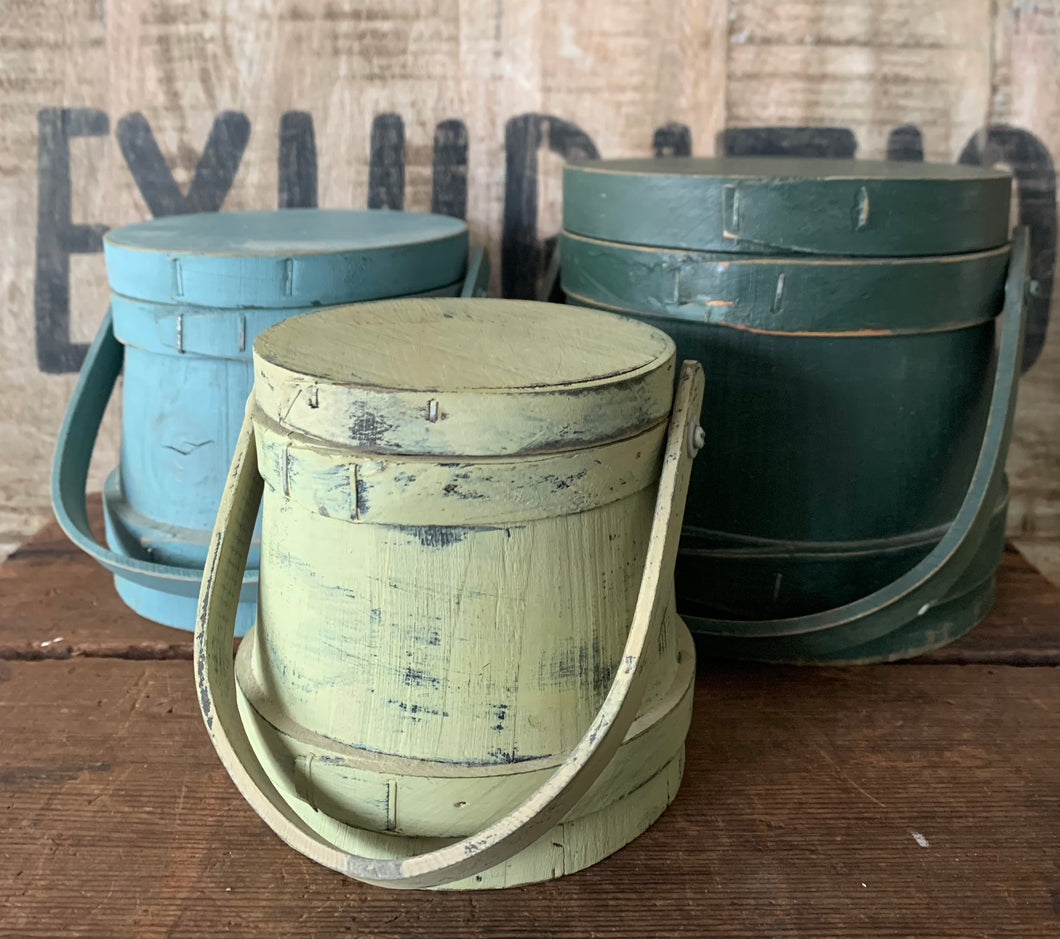 Reproduction Timber Sugar Buckets  (USA)