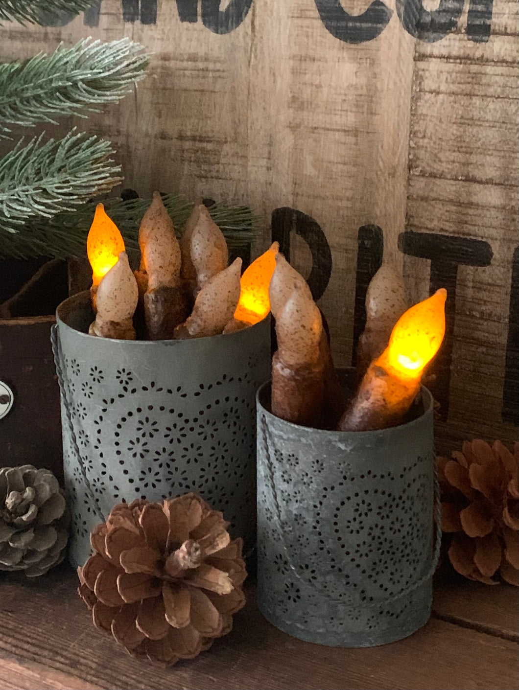 Rustic Flicker Candles