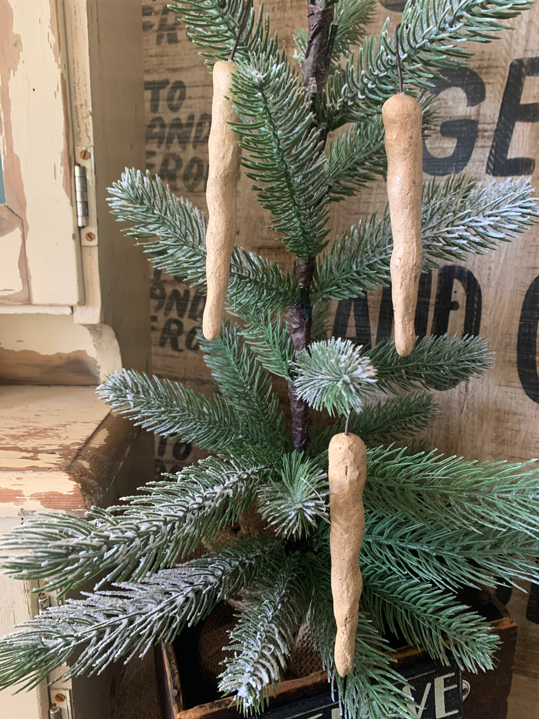 Rustic Icicle Ornies