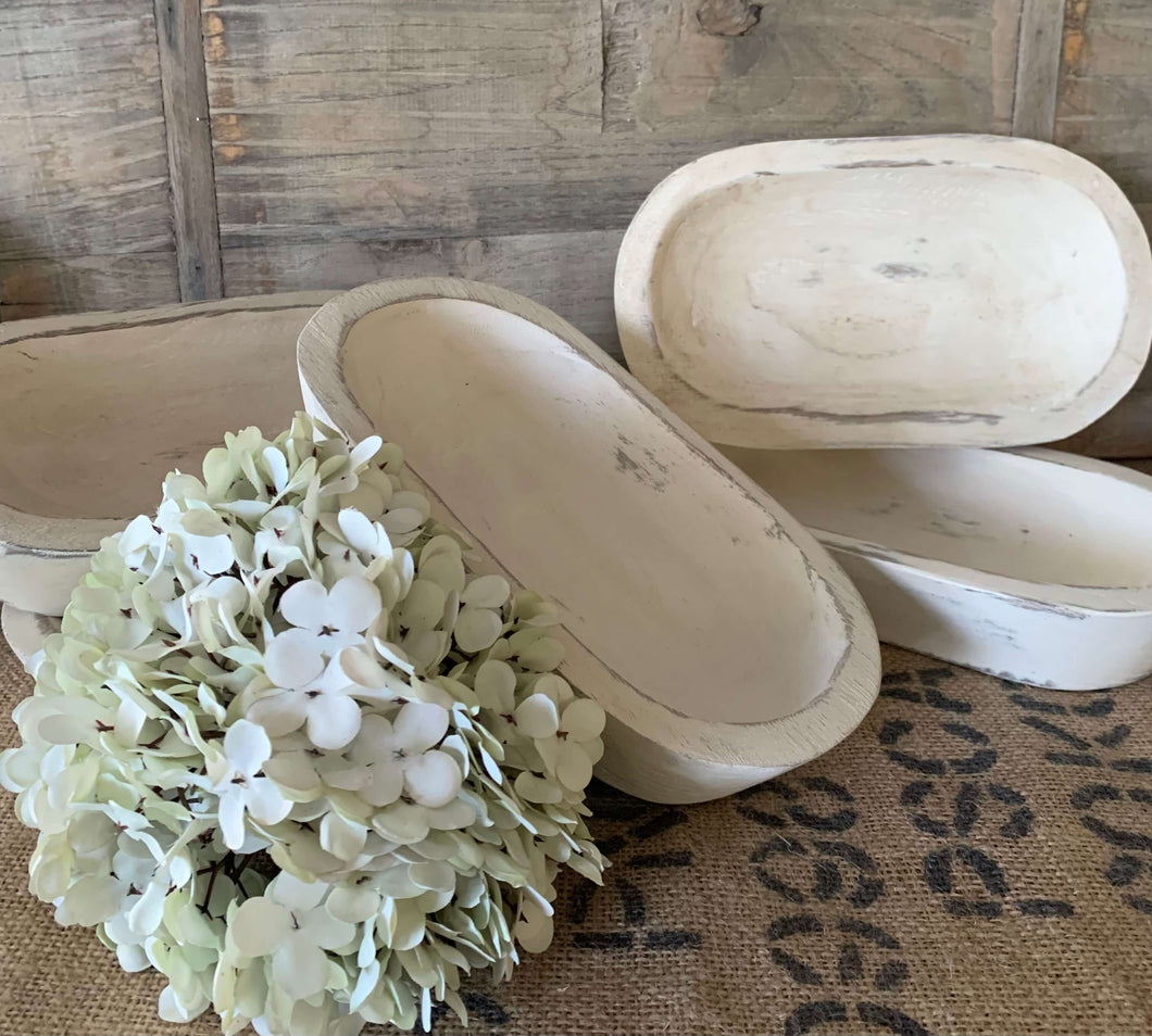 Decorative Timber Dough Bowls