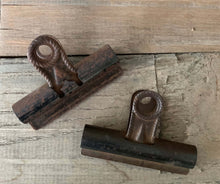 Load image into Gallery viewer, Antique File Clips
