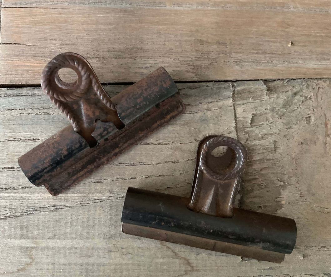 Antique File Clips