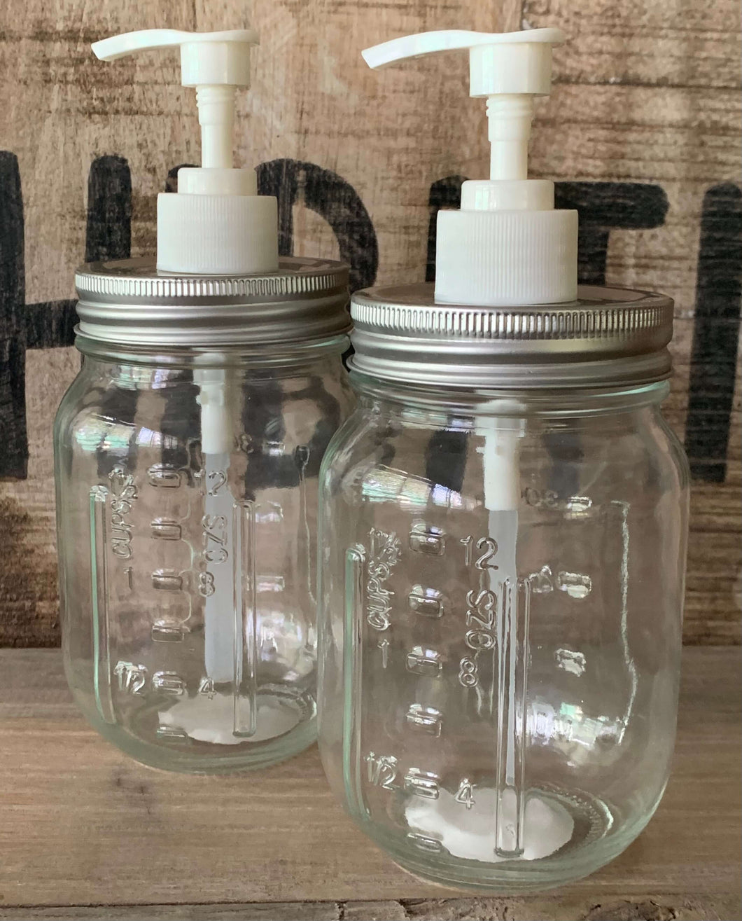 Pint Mason Jar Soap Dispenser/Pump