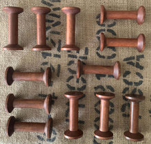 Load image into Gallery viewer, Small Decorator Timber Bobbins/Spools
