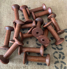 Load image into Gallery viewer, Small Decorator Timber Bobbins/Spools
