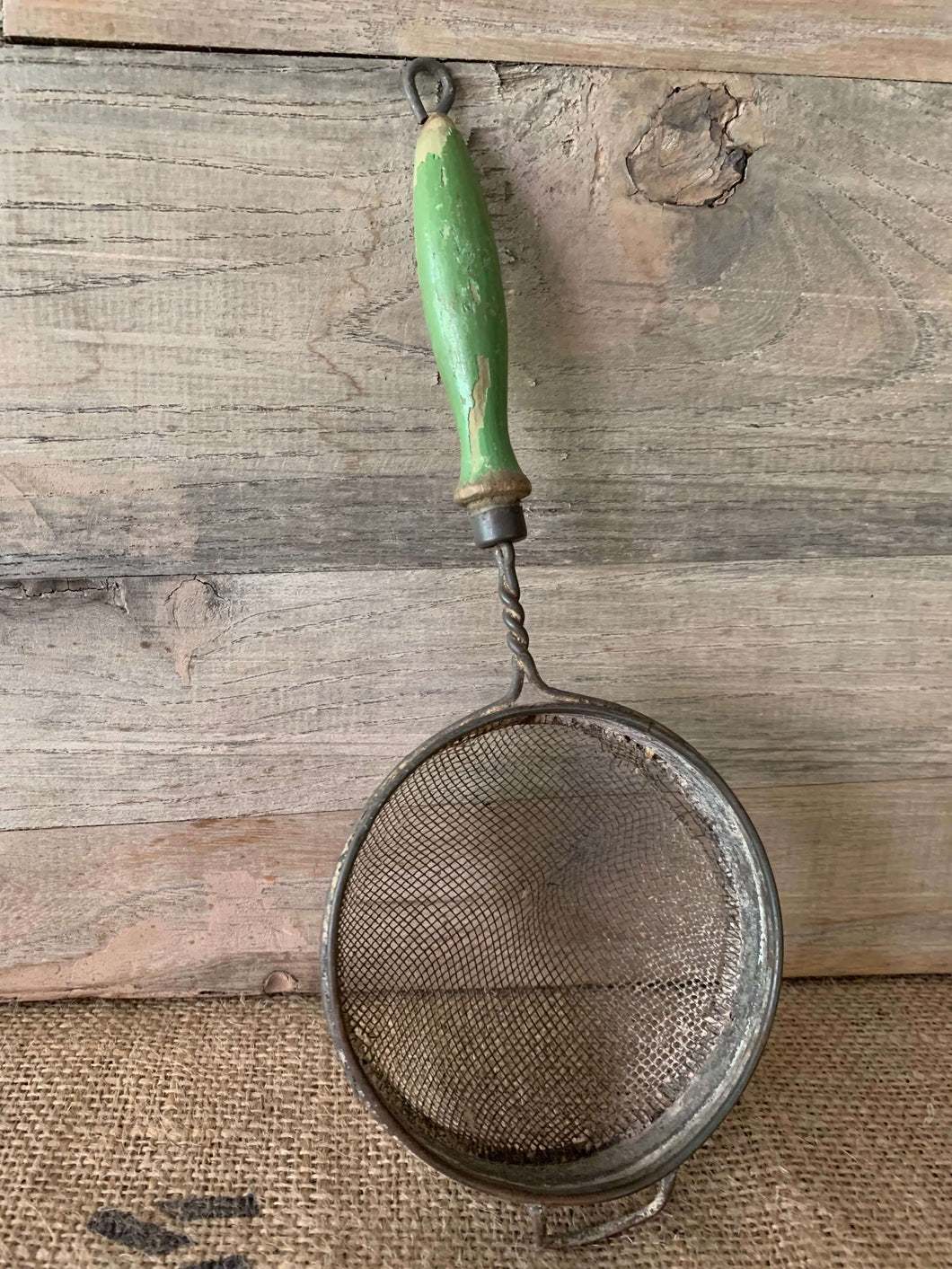 Rustic Timber Handled Sifter